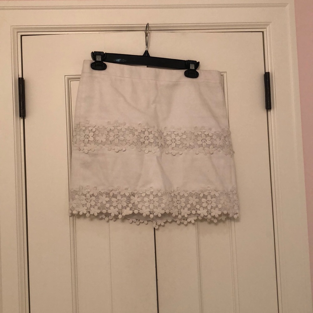J.Crew lace skirt